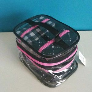 Pink & Black Cosmetic Organizer